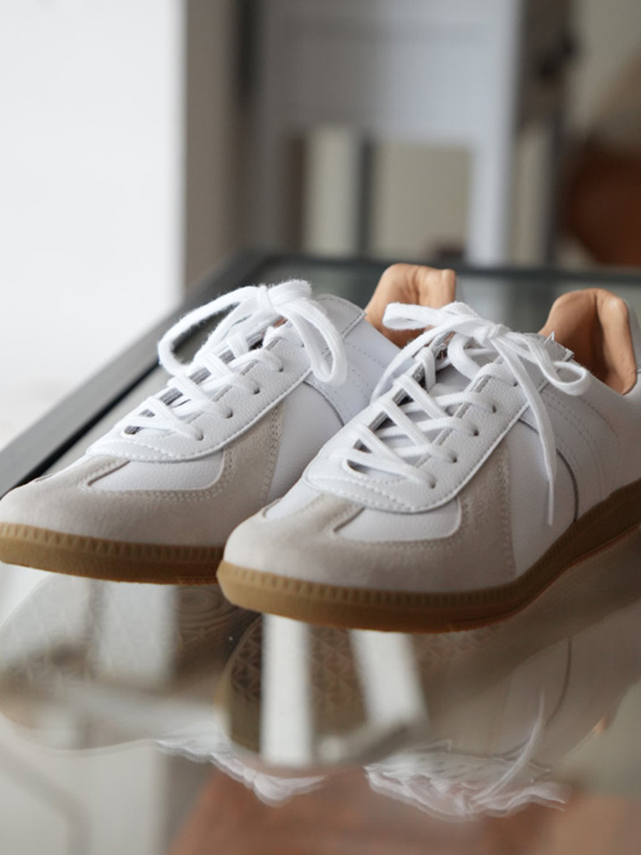 GERMAN TRAINER スニーカー PEPRODUCTED EDITION MODEL（white）