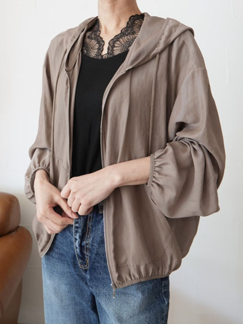 【SALE】228s. cafune /カフネ  フード付羽織(35402)