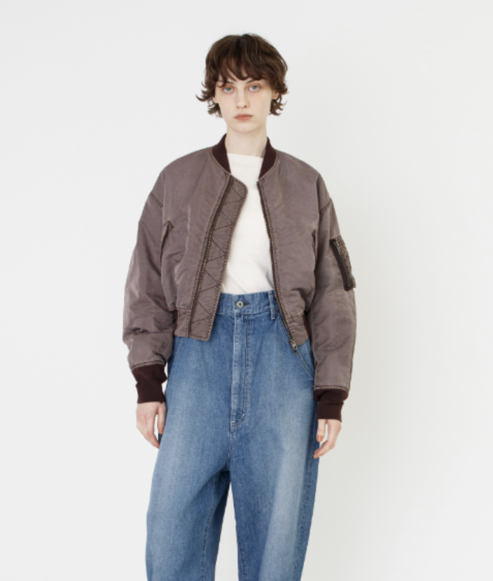 【10月上旬入荷次第お届けのご予約】JOHNBULLE ジョンブル / ピグメントダイコンパクトMA-1