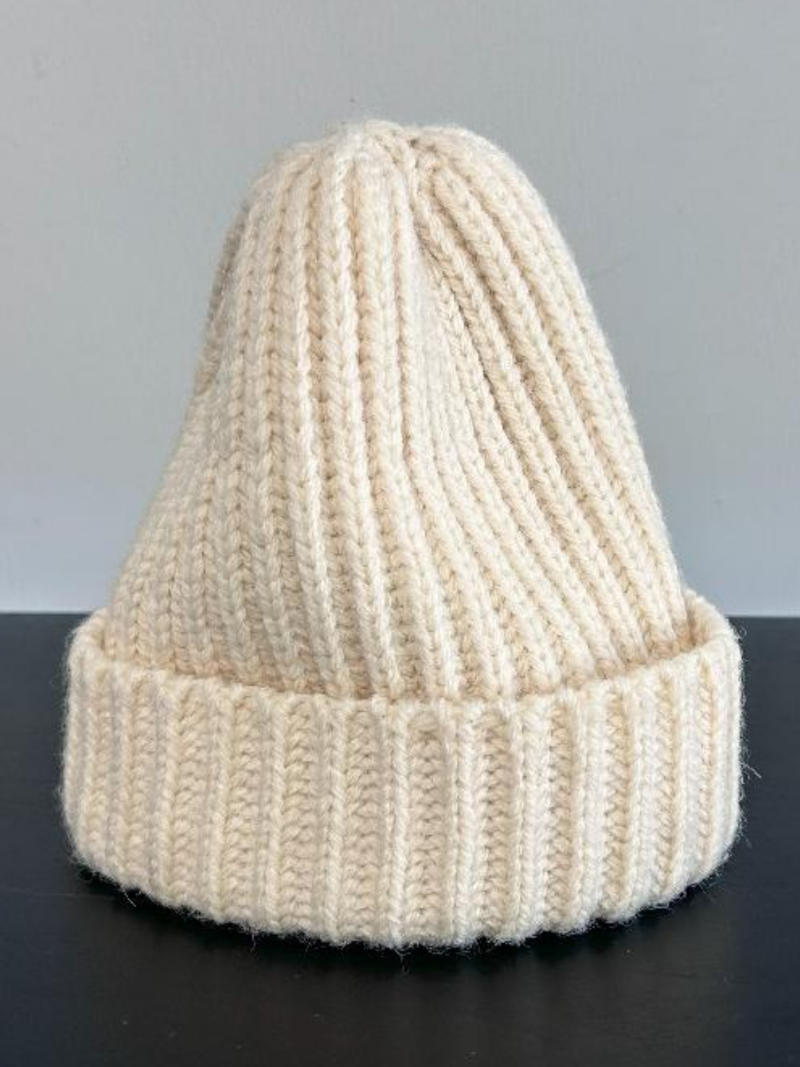 280.　MARGAUX VINTAGE / マルゴー  ニット帽 (white,beige,charcoal)（MG CP-25139-A）