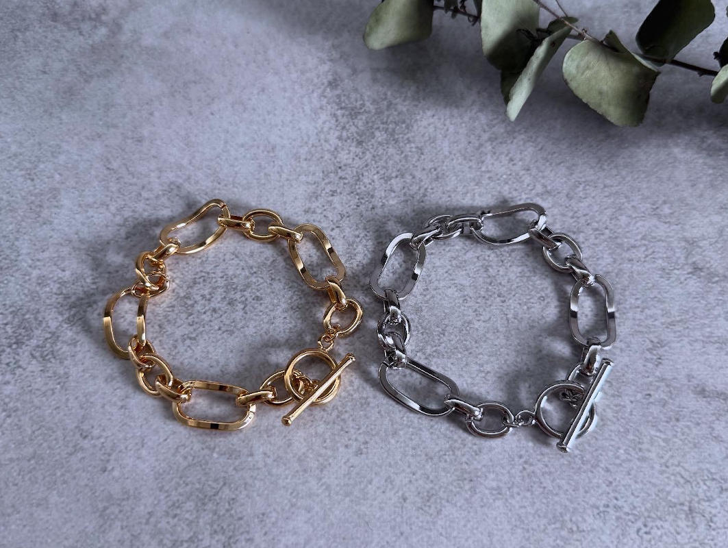 304. ayane /アヤン -charmaer- チェーンブレス(ゴールド、シルバー)(275844)