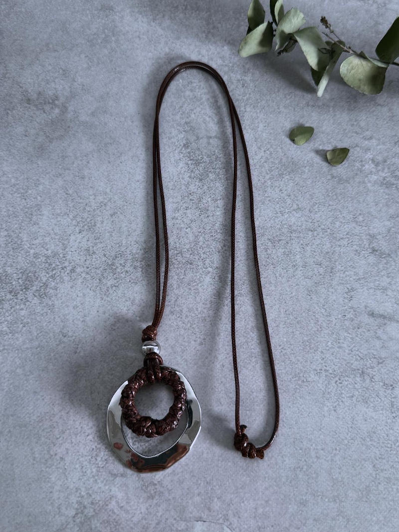 302. ayane /アヤン -charmaer- ボヘミアンリングネックレス(シルバー)(275827)