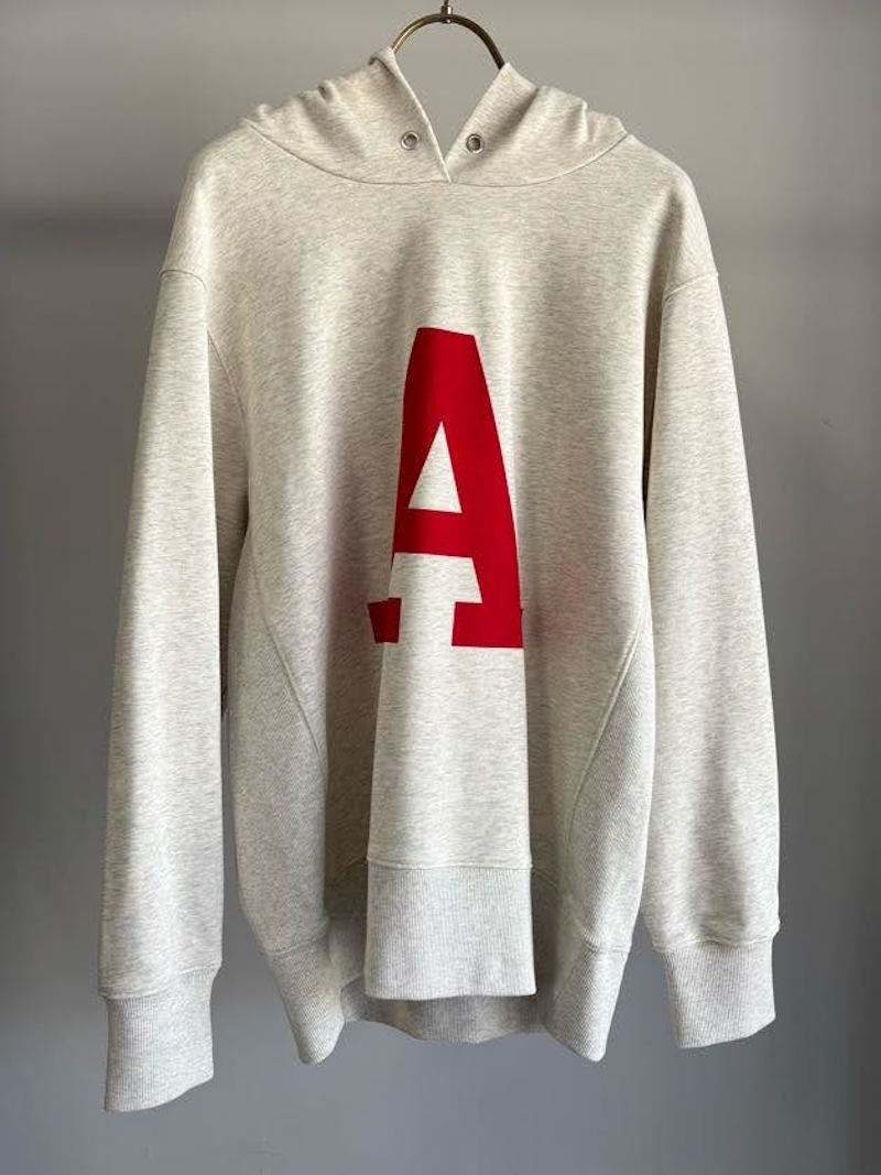 【7月入荷次第お届けのご予約】511.MARGAUX VINTAGE / マルゴー　裏毛Aプリントフーディー(レッド/ネイビー/チャコール)　MG CT-26085-A