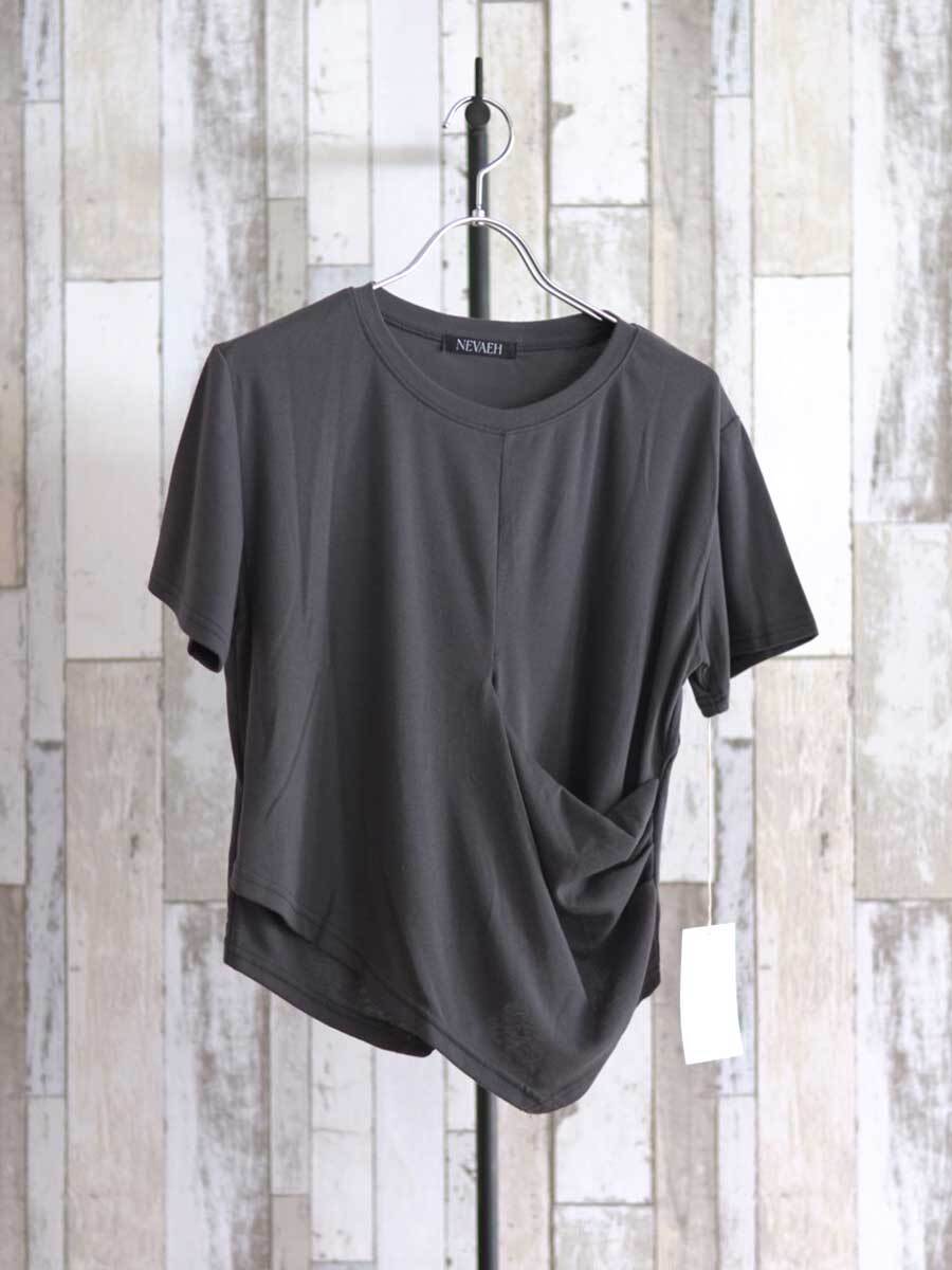 【7月上旬入荷予定】NEVAEH (ネヴェア) タックシャーリングトップス 26319197