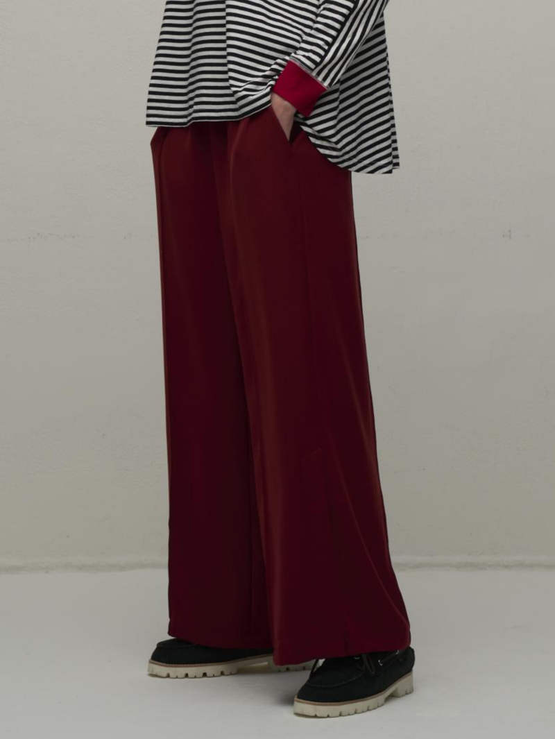 【7月入荷次第お届けのご予約】473. WYTE / ワイト Double-Cloth △ LINE Ease Buggy PT バギーパンツ (モカ/ブラック/ネイビー/レッド)  (12-10360)