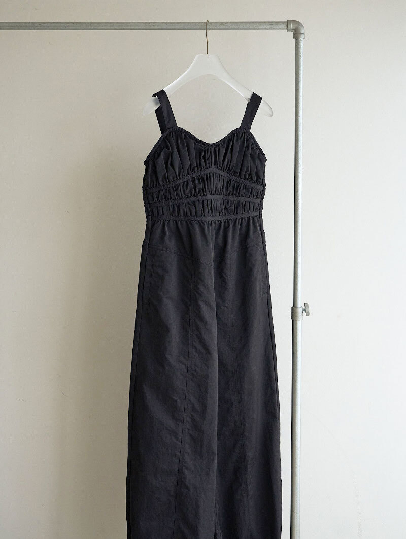【7月上旬入荷のご予約】564.anuke（アンヌーク） Gather Wide Combinaison　62620303