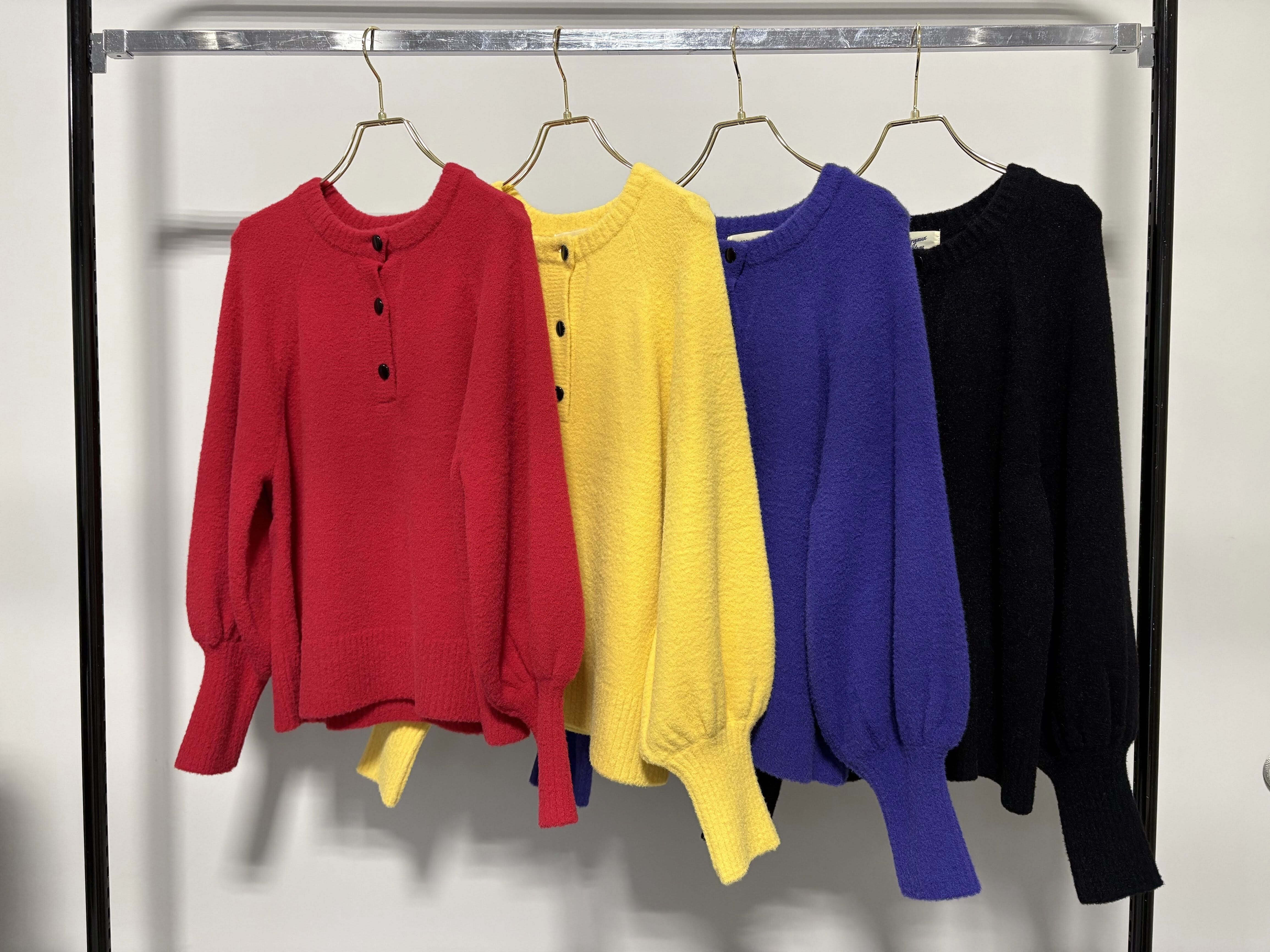 【10/上旬〜下旬入荷次第お届けのご予約】 MARGAUX VINTAGE/マルゴーヴィンテージ ヘンリーニットPO