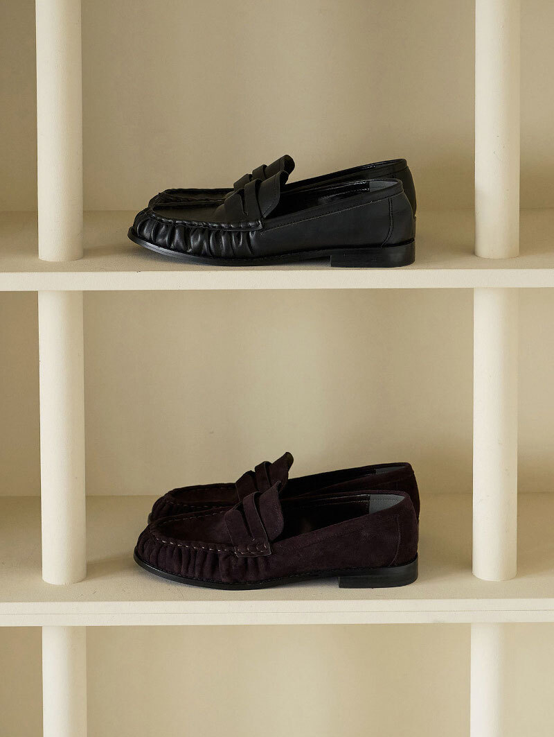 【8月中旬入荷のご予約】anuke（アンヌーク） Gather Loafers