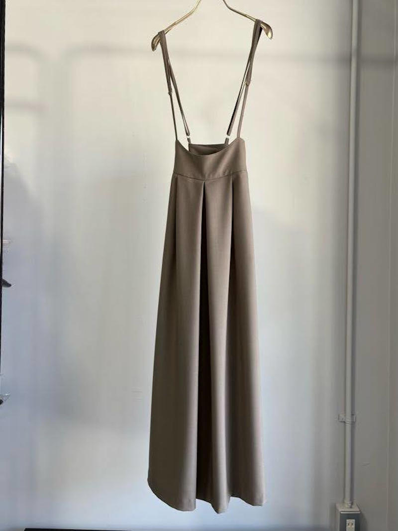 516.MARGAUX VINTAGE / マルゴー　サロペットパンツ(グレージュ/ブラック)　MG AL-26090-A