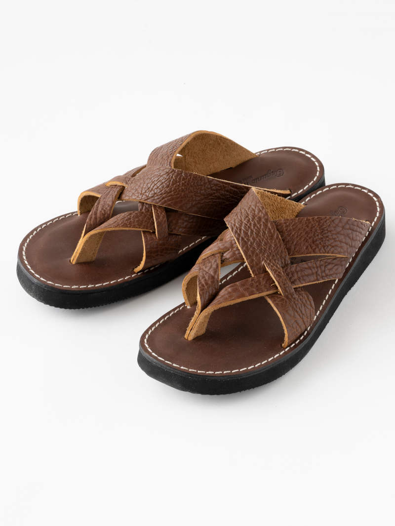 【SALE】organic handloom(オーガニックハンドルーム) サンダル DUBI(ドゥビー)  (Brown Shrink/Black Shrink) OH021492 OH021493