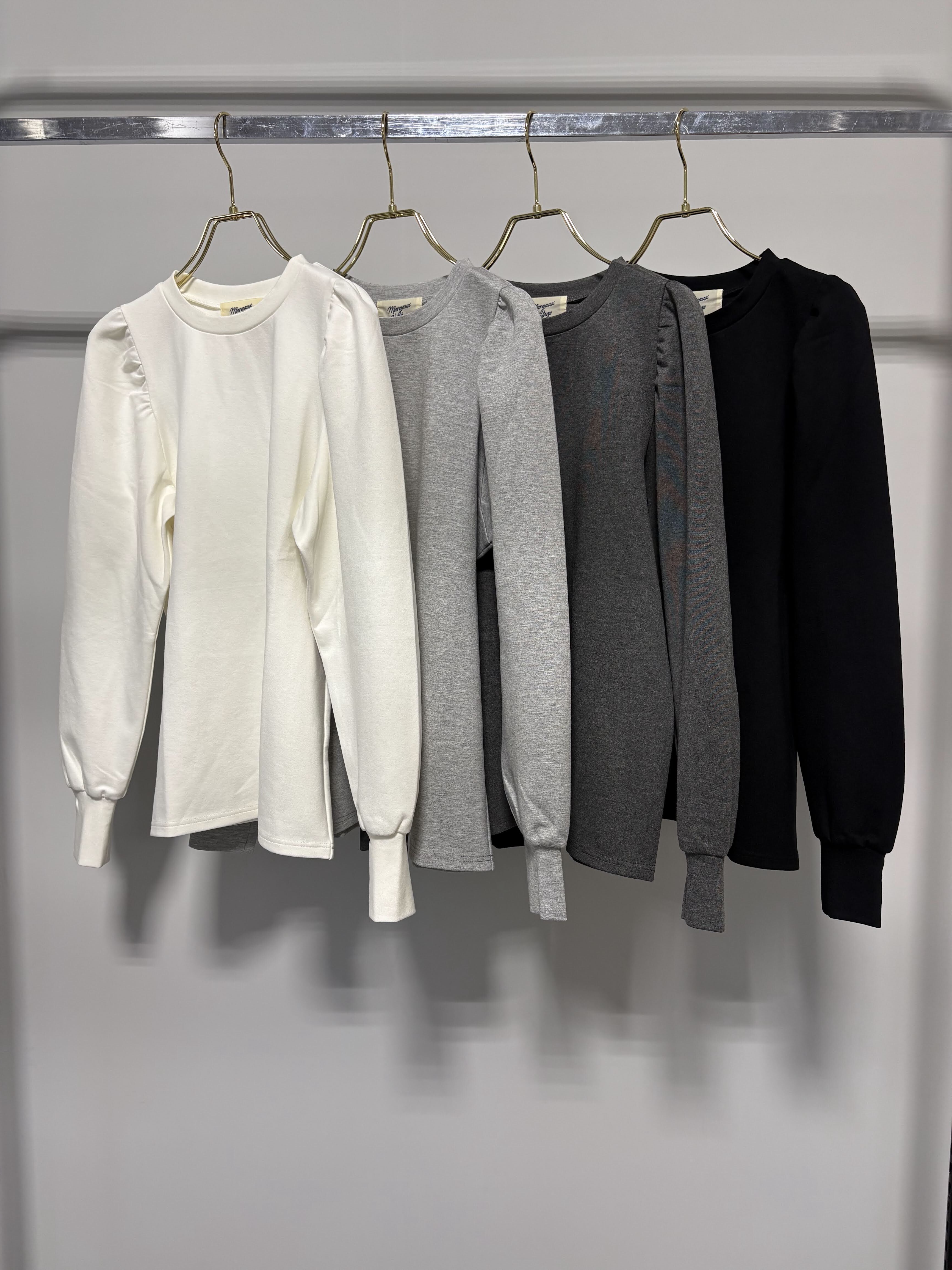 【9/下旬〜10/上旬入荷次第お届けのご予約】 MARGAUX VINTAGE/マルゴーヴィンテージ ギャザースリーブPO