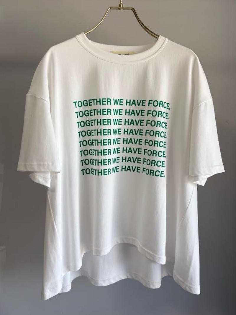 537.MARGAUX VINTAGE / マルゴー　TOGETHERl logo-TEE パリジェンヌT シャツ(ホワイト/ネイビー/チャコール/ブラック)　MG CT-26110-A