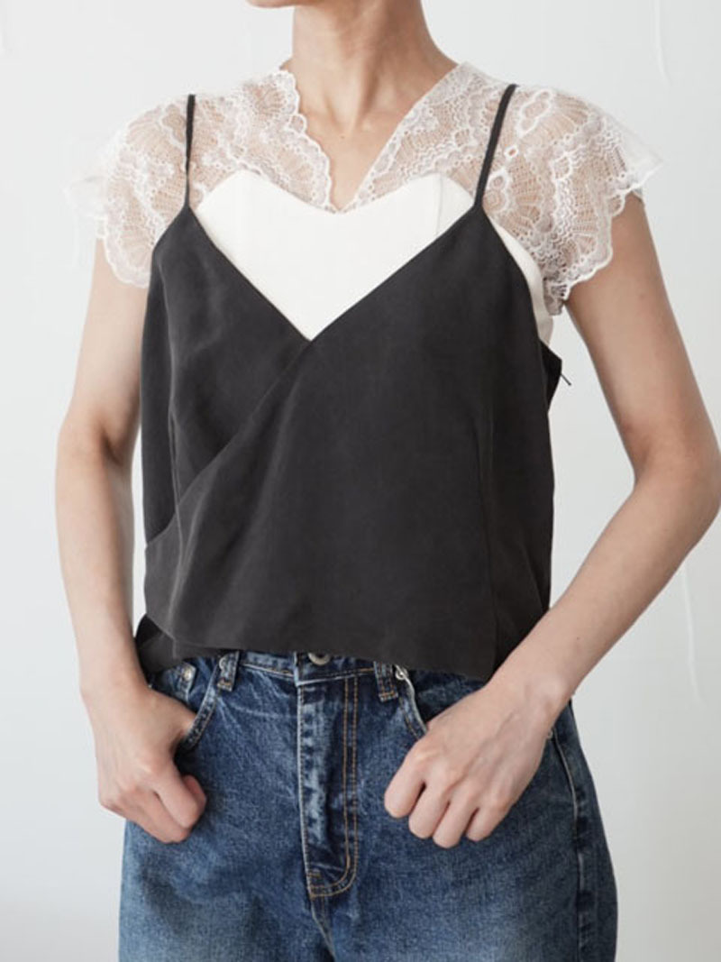 【SALE】230. PASSIONE /パシオーネ  ビスチェ (gray/mocha) (36959)