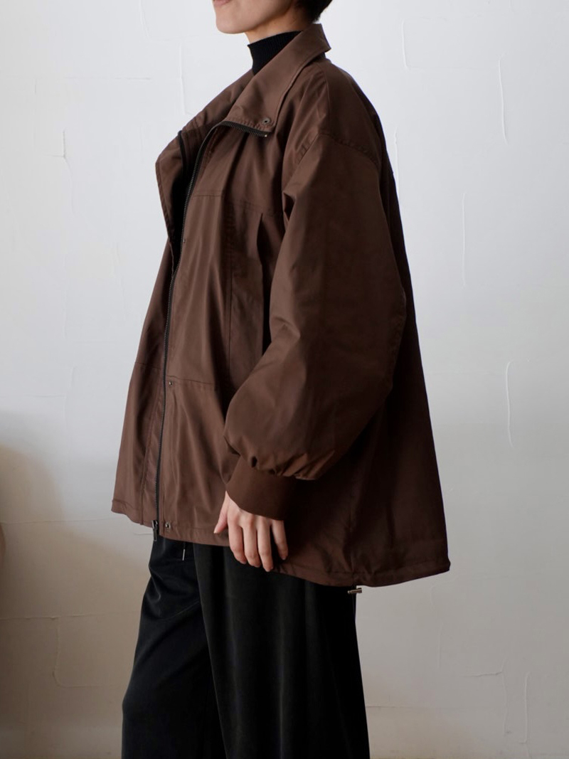 【SALE】237. Anna Kerry / アンナケリー  バックフリース オーバーブルゾン(brown/black)（85253409)