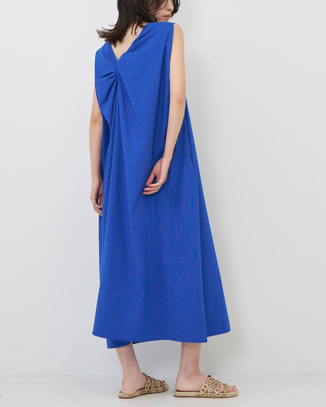 【SALE】449.CHIGNON / シニヨン　バックツイストドレス(ブルー)　5962-313KK