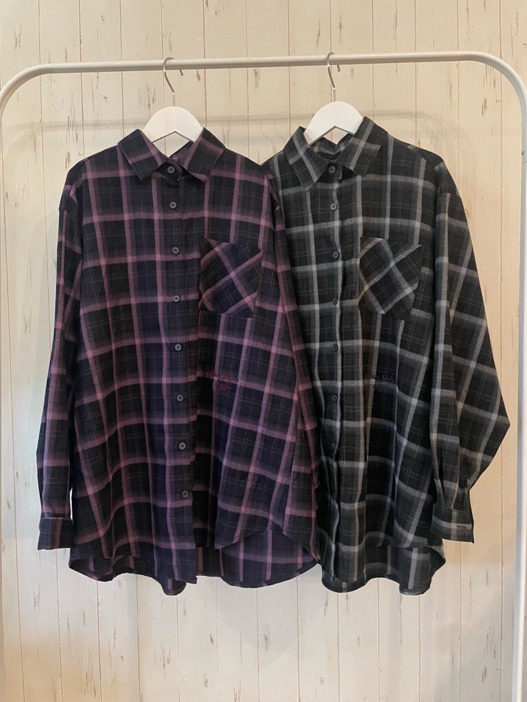 【10/下旬〜11/上旬入荷次第お届けのご予約】 L'ours Polaire et Bleu/ルスポレール&ブリュ ウィンドペンチェックシャツ 26317113