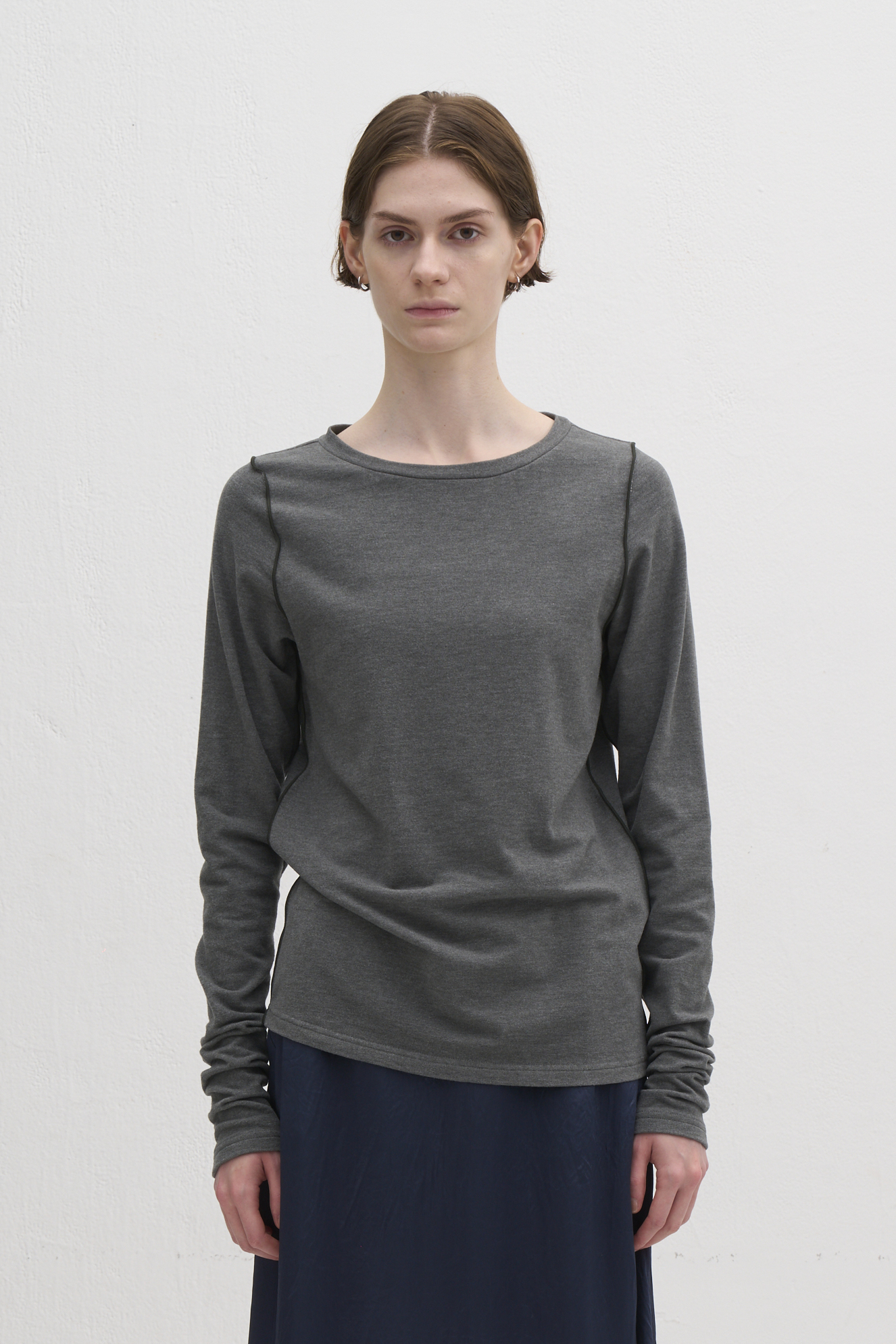 607.【9/下旬〜10/上旬入荷次第お届けのご予約】 WYTE/ワイト Σ / Flexible 3-Layer Crew-Neck 12-40811